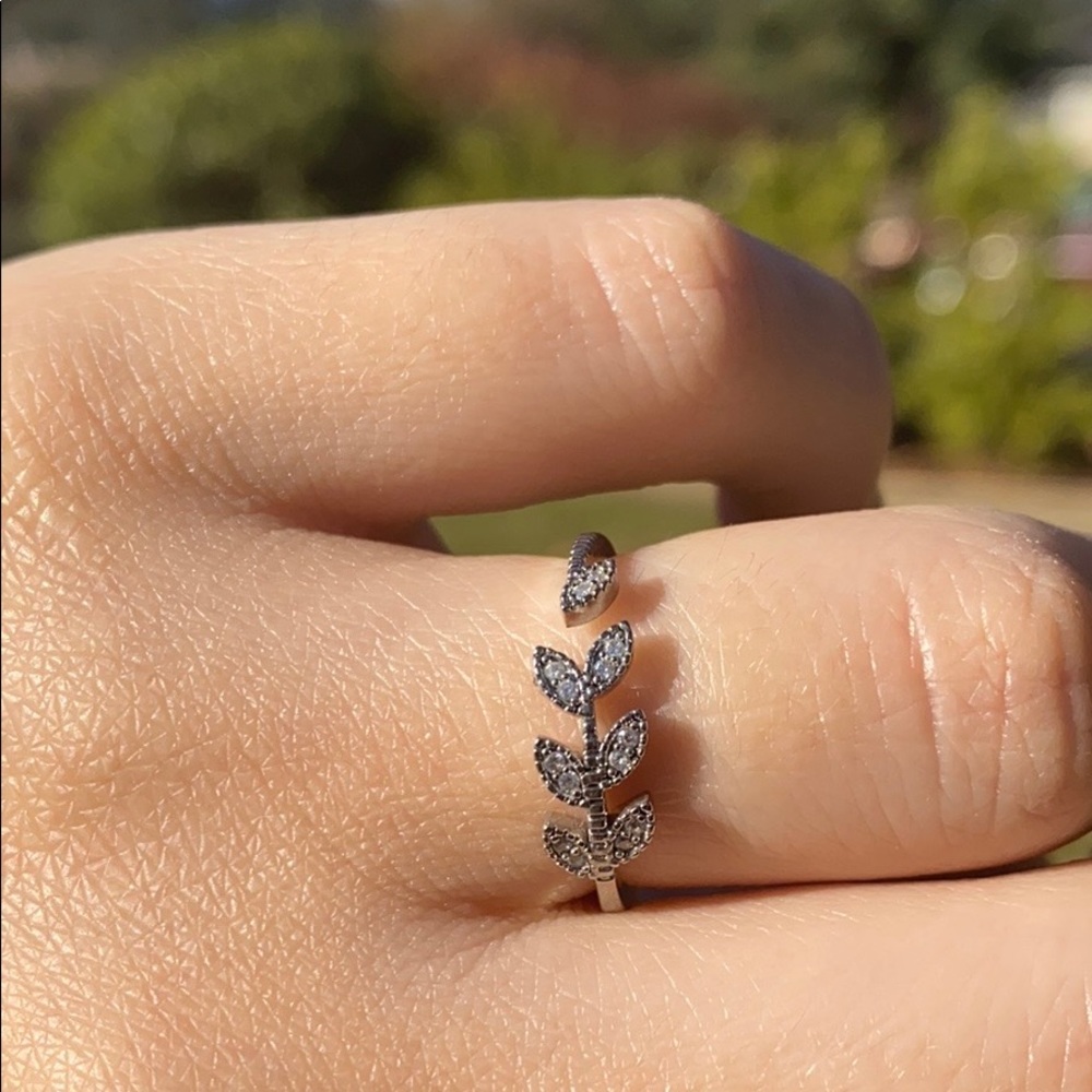 NWT Adjustable Silver Ring - Picture 2 of 6